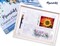 Figured'Art Paint by Numbers for Adults with Frame Red Sunflower 16"x20" - Craft Art Painting DIY Kit Canvas Already Stretched on a Wooden Frame